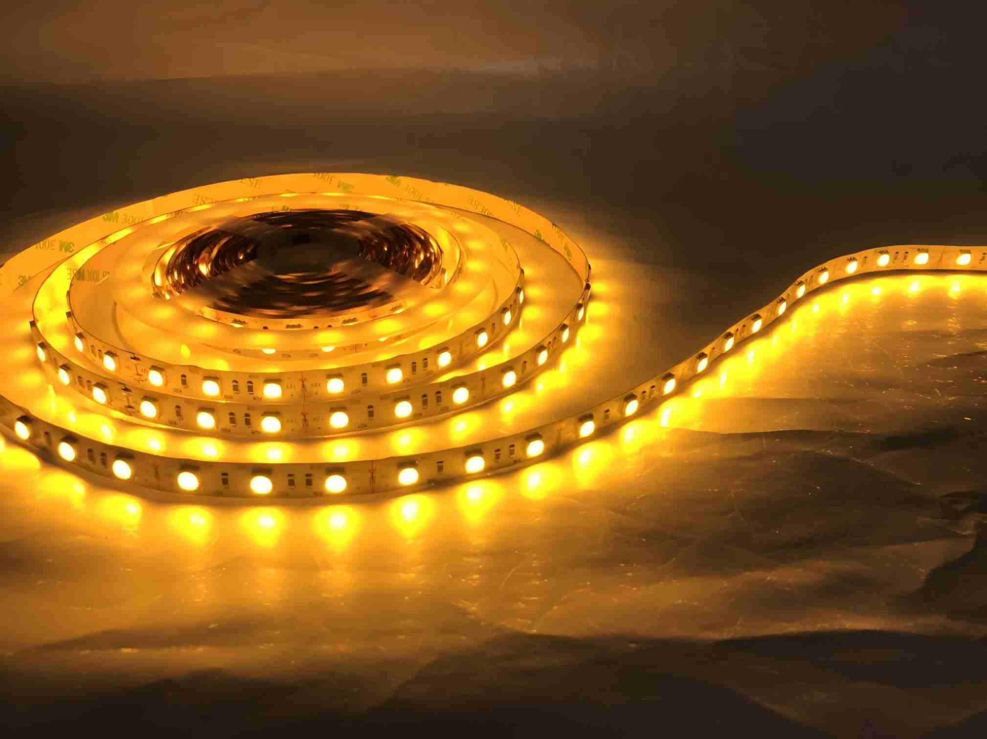SMD5050 金黄光LED灯带_深圳市金博安科技有限公司
