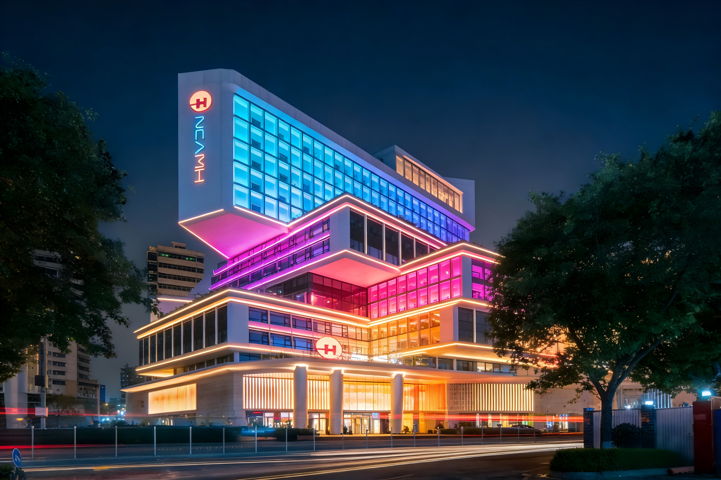 - JBOAN金博安DMX512控光 焕新商业综合体夜间形象