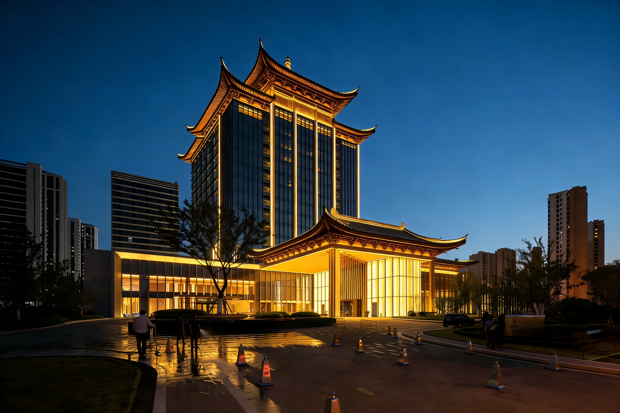 JBOAN金博安：柔性暖光 打造酒店外墙温馨夜景