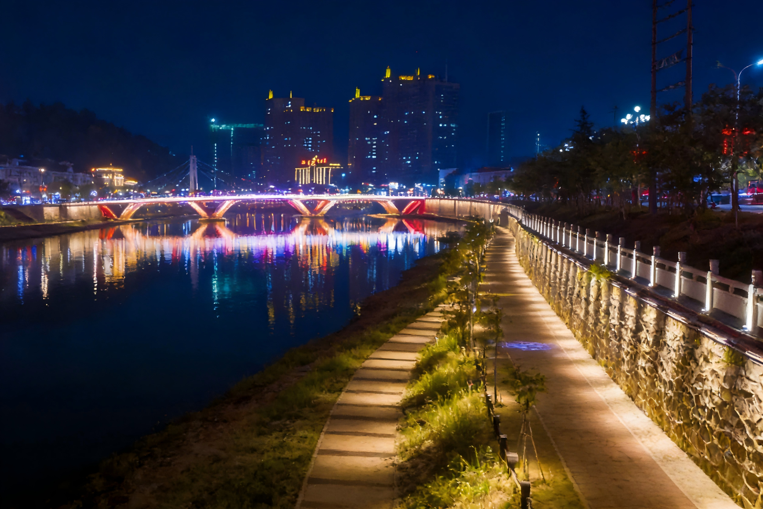 JBOAN 金博安 LED 柔性洗墙灯重塑河岸夜游质感