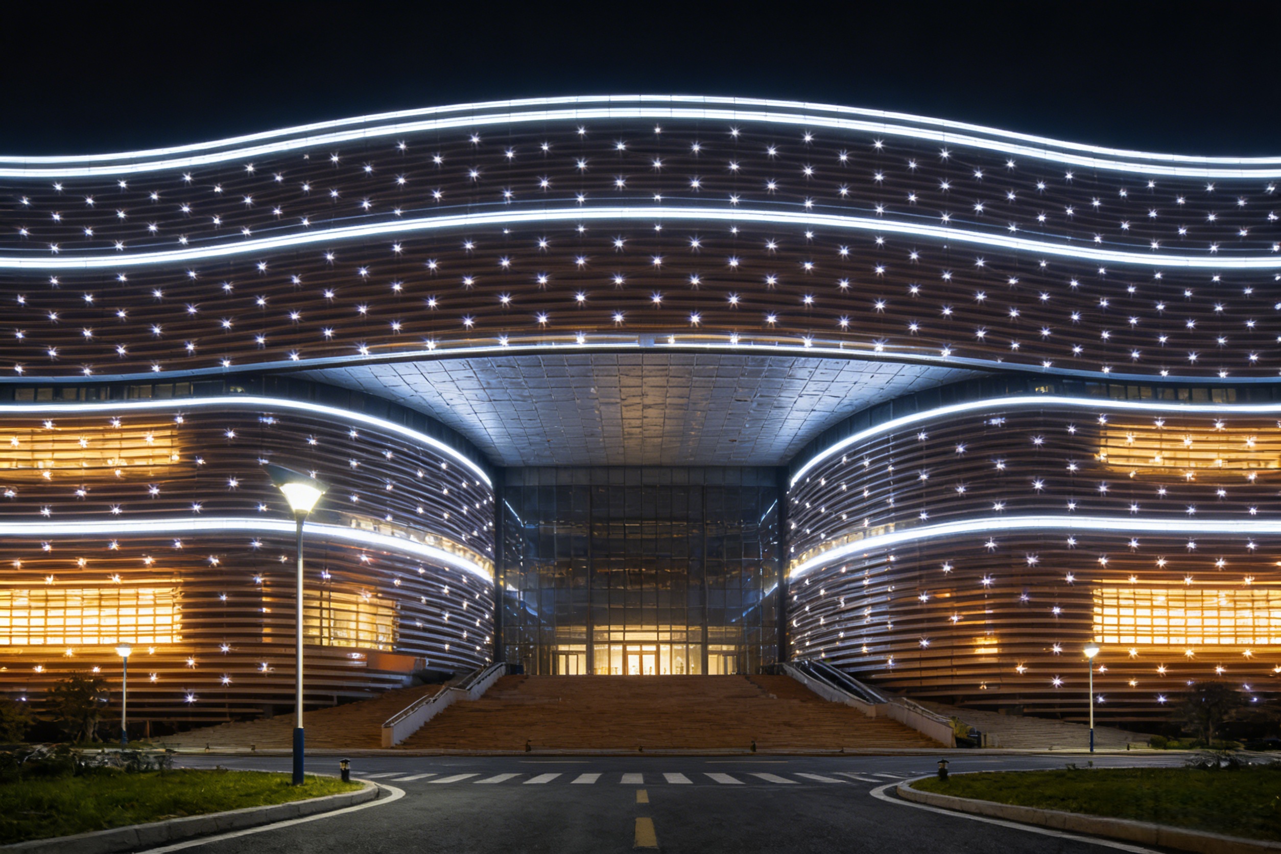 武昌文化馆照明升级：金博安DMX512精准控光