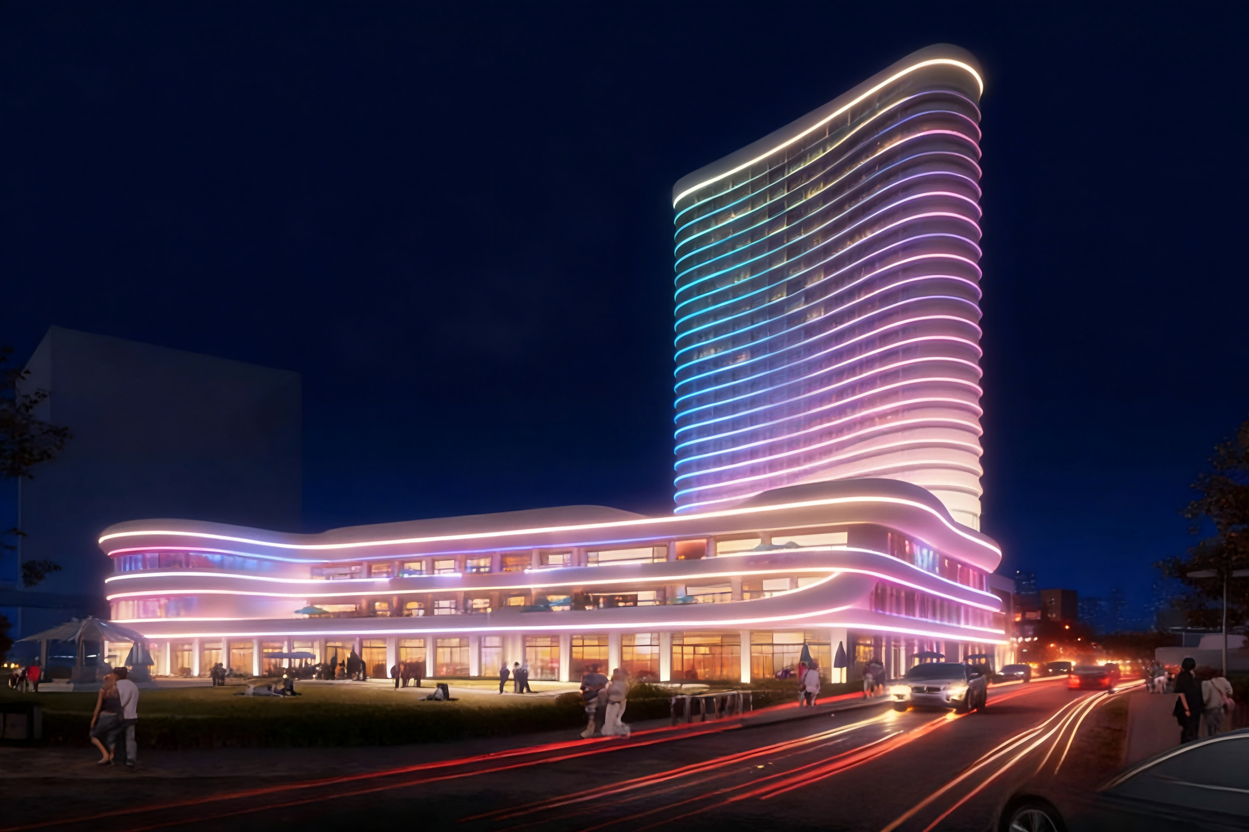 一座商场，一种节日光影 —— 金博安亮化方案