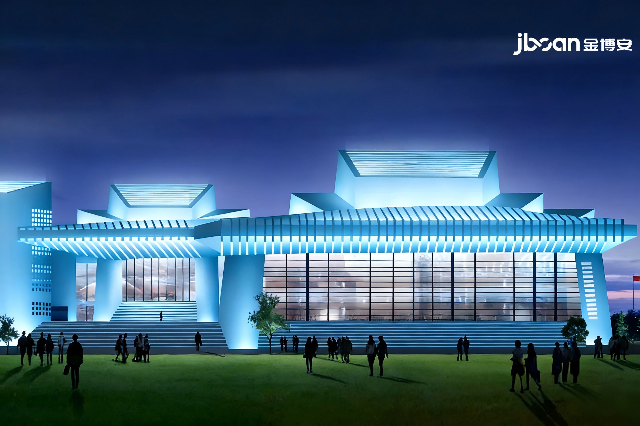 JBOAN 金博安：以缇芙妮蓝 LED 柔性霓虹灯，打造大剧院户外亮化新范式