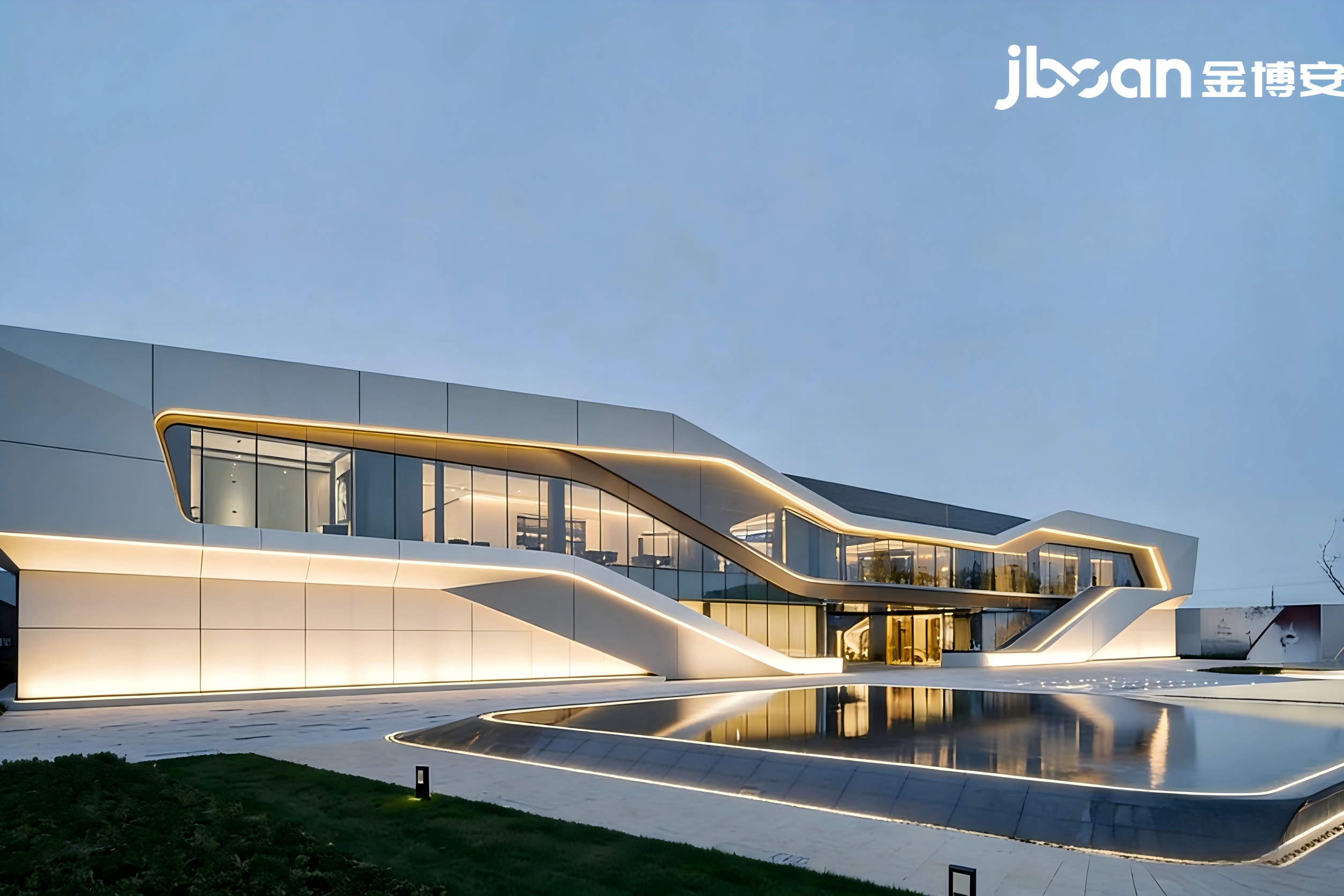 光影织境，焕新地标：JBOAN金博安点亮奉贤百联商圈夜景