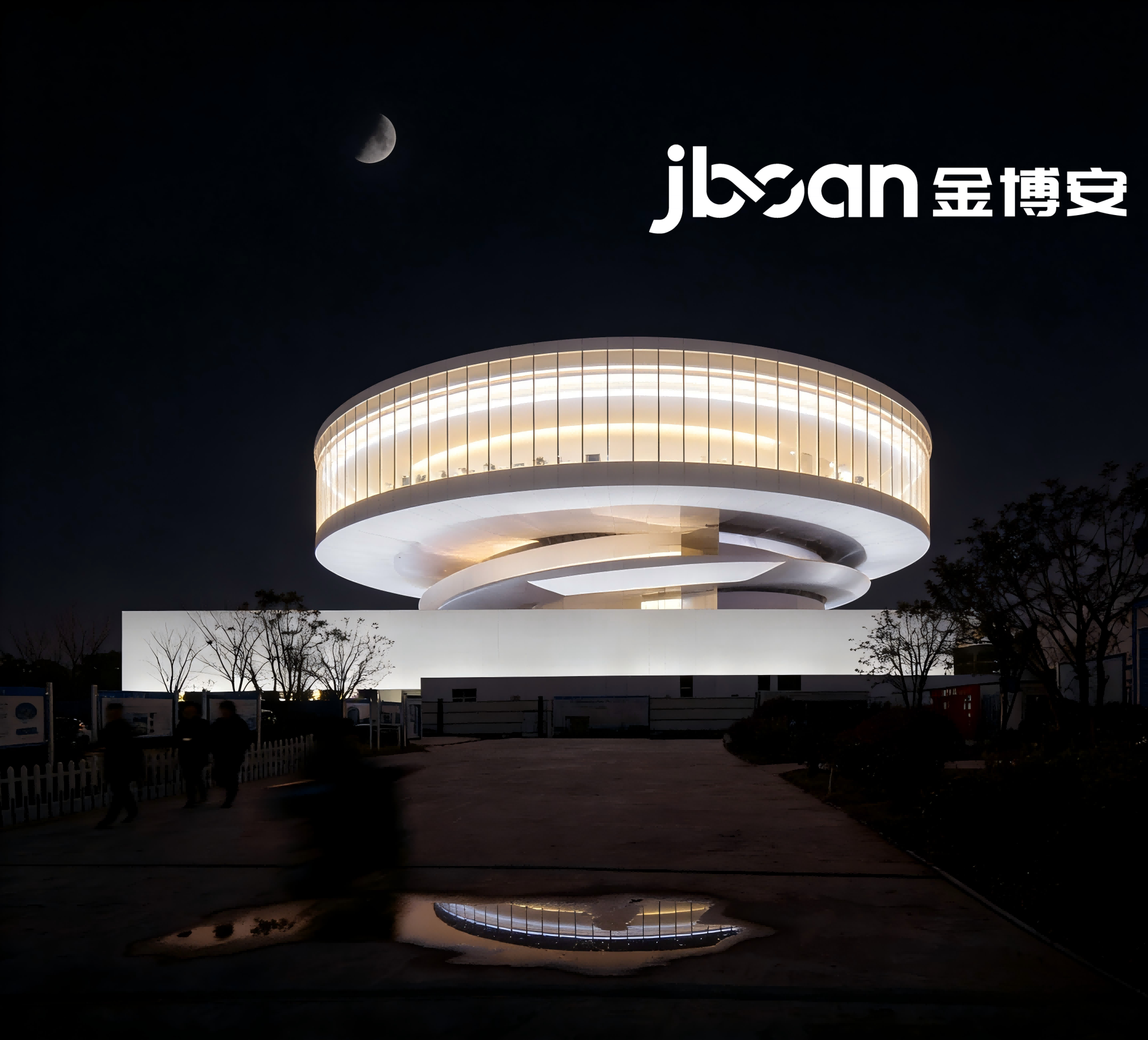 JBOAN柔性洗墙灯打造杭州智慧网谷展示中心