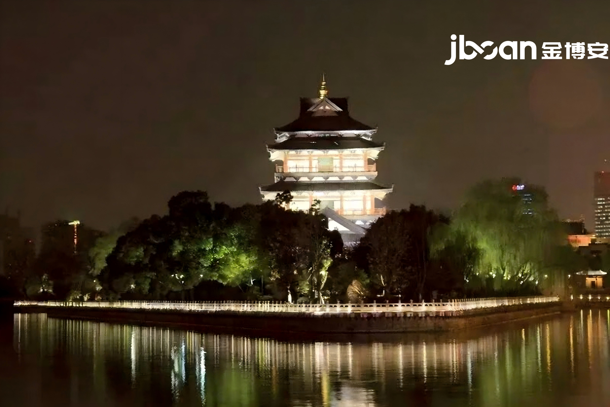 暖光润岷江，文脉映眉州｜JBOAN金博安点亮眉山一河两岸夜景亮化工程