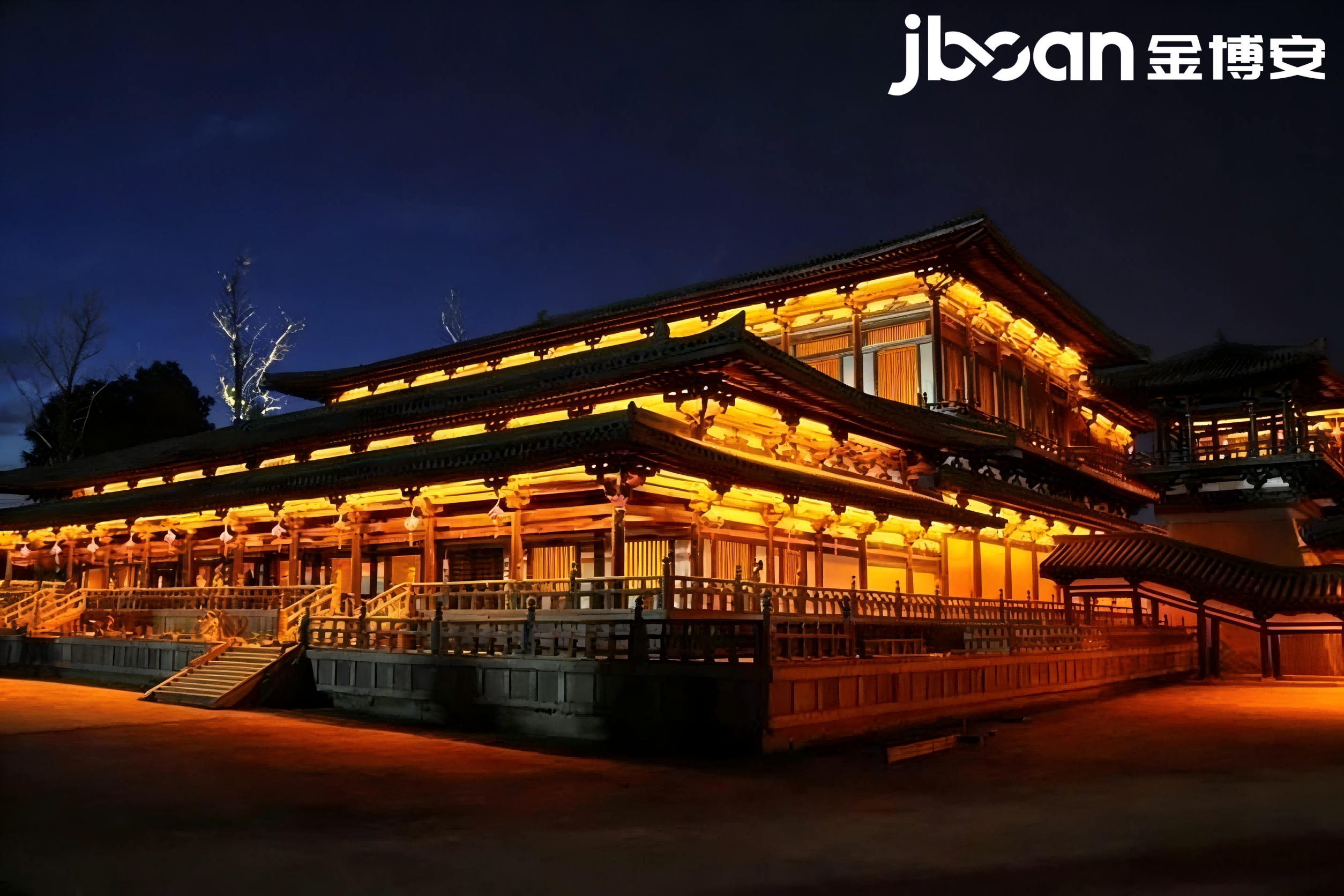 JBOAN金博安点亮大明宫遗址夜景