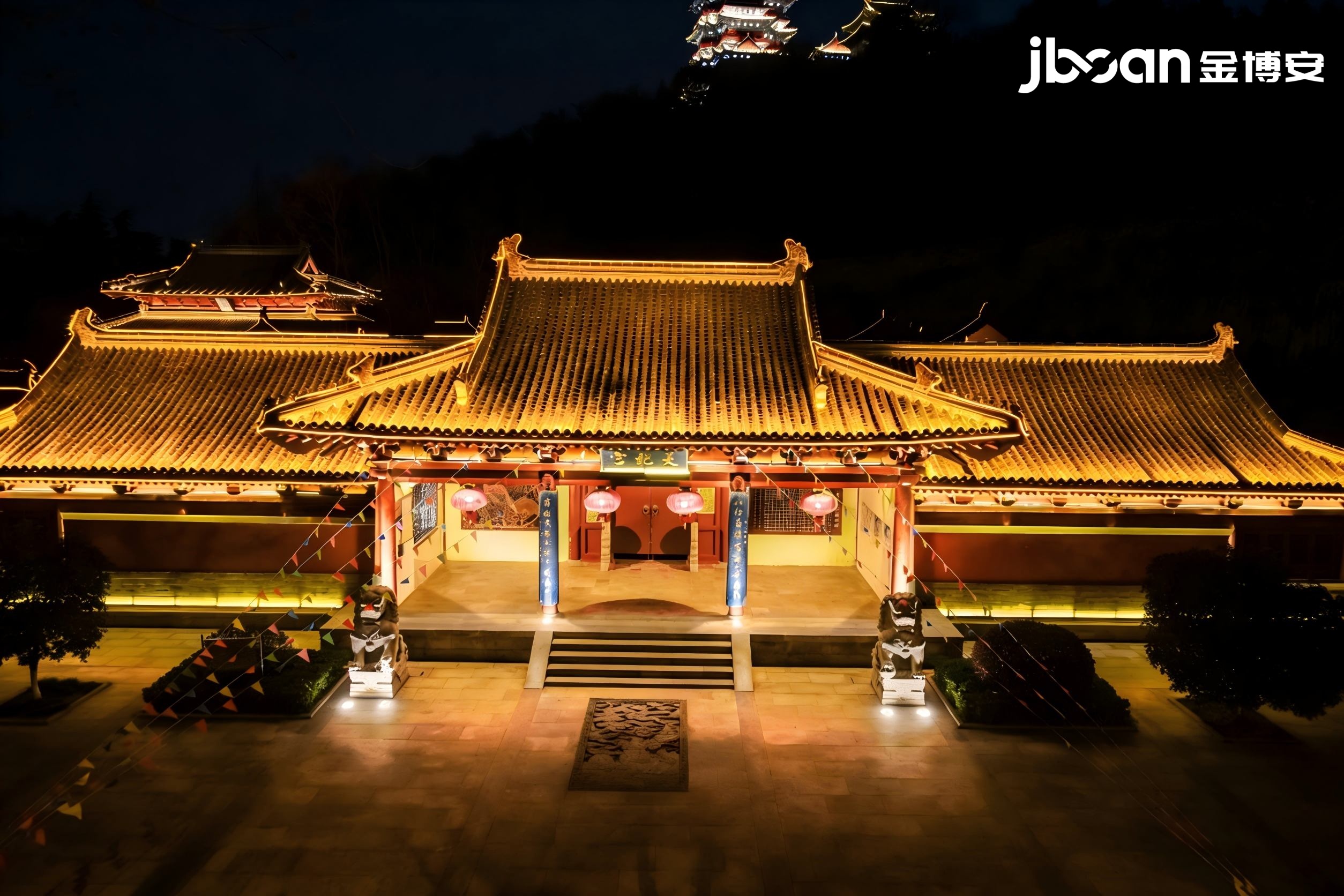 金博安3000K柔性洗墙灯 点亮南京阅江