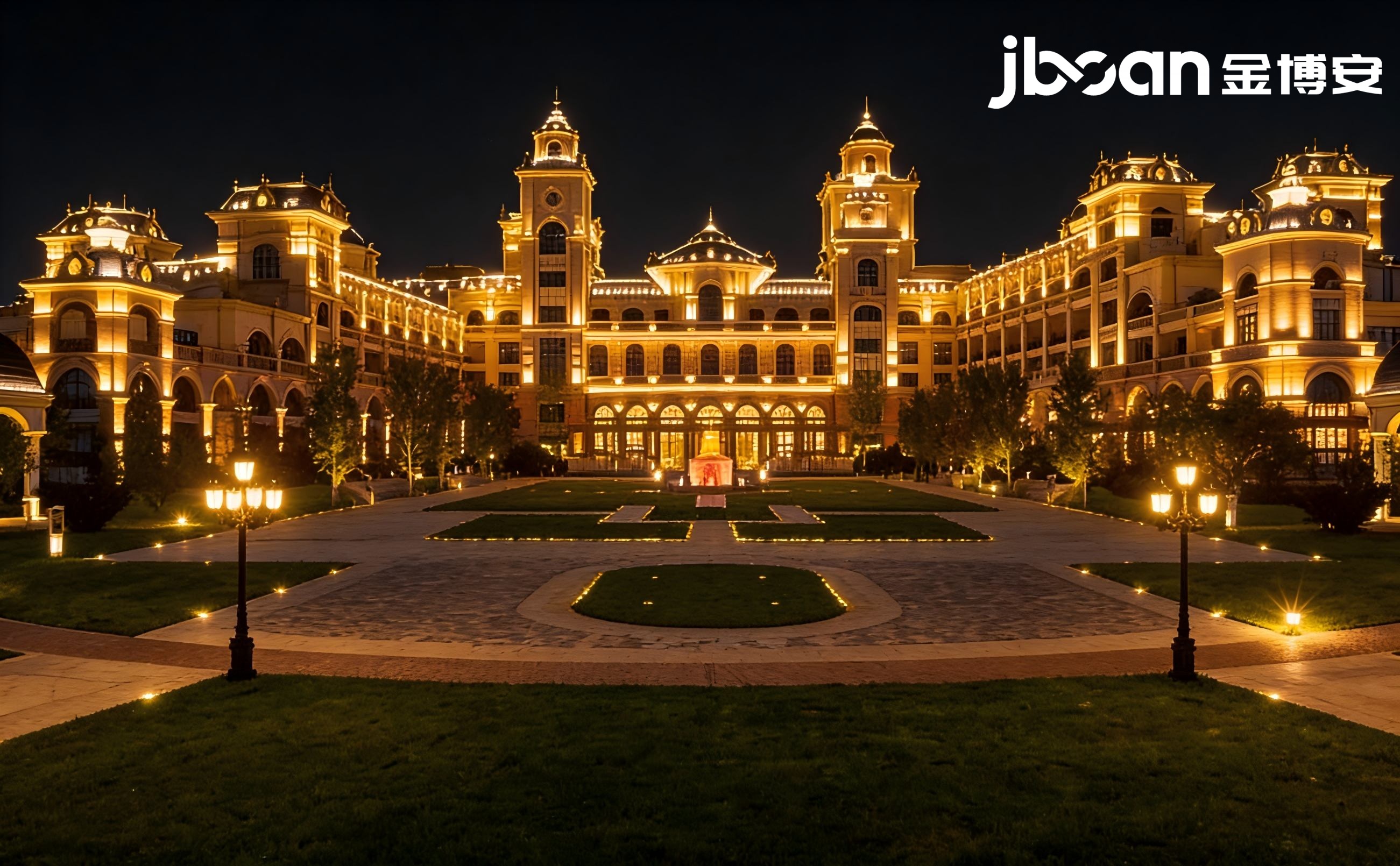 大连金石滩希尔顿亮化案例